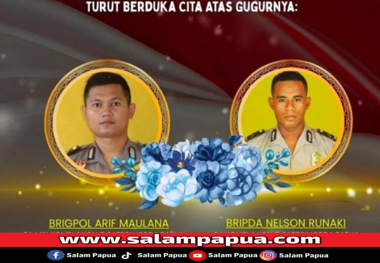 Dua Anggota Brimob Tewas Diduga Dianiaya OTK Di Dogiyai