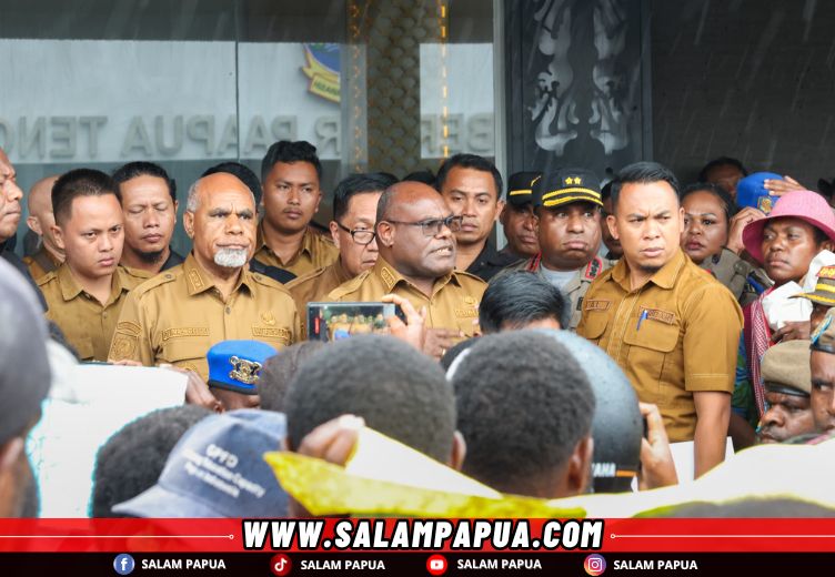 Gubernur Meki Nawipa Temui Para Pencaker Pasca Aksi Demonstrasi
