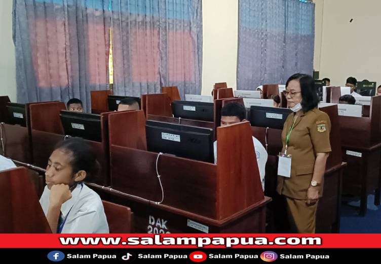 4.077 Siswa SMP Di Timika Ikuti Ujian Akhir Sekolah