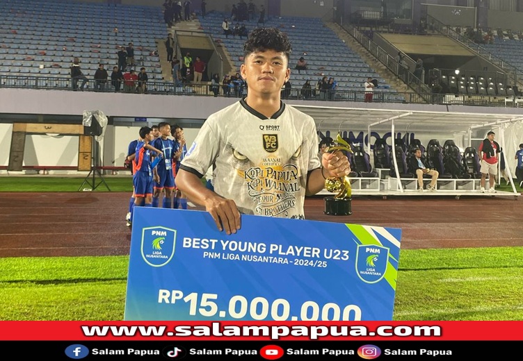 Striker WBFC Timika Alvin Dwi Guna Jadi Pemain Terbaik U-23 Liga Nusantara 2024/2025