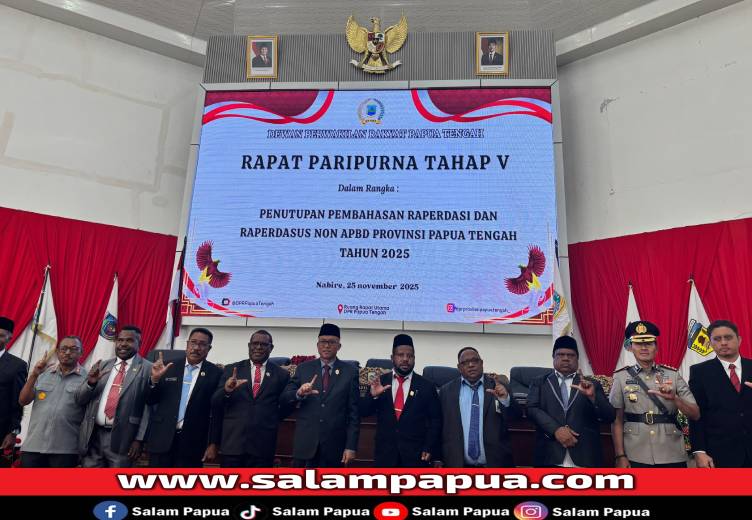 Setahun Bekerja, DPR Papua Tengah Rampungkan 29 Produk Hukum