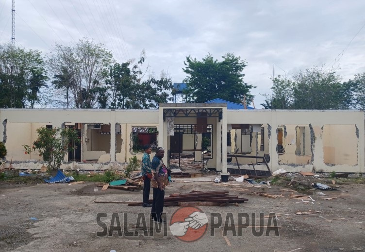 Bangunan Sudah Tua, Kantor Distrik Mimika Timur Dibangun Kembali Gunakan APBD Rp 11 Miliar