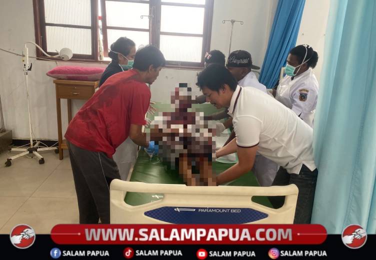 Sopir Kadis Dukcapil Dogiyai Dibacok OTK, Polisi Kejar Pelaku