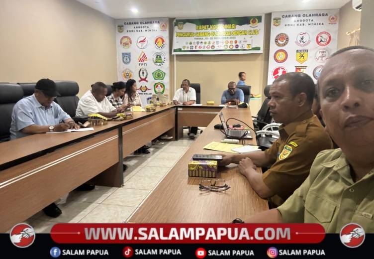 KONI Mimika Jadwalkan Muskab 27 April 2026, Panitia Matangkan Persiapan