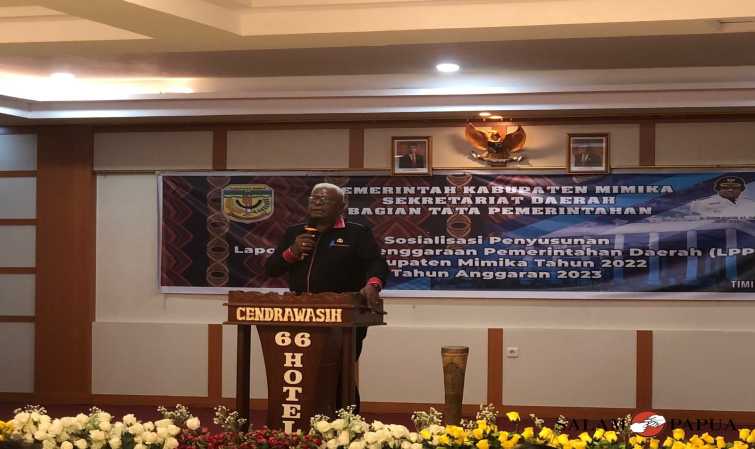 LPPD OPD SELALU TIDAK LENGKAP DAN ADA YANG PRESENTASE NOL, PLT BUPATI MIMIKA TEGASKAN KEPALA OPD MILIKI KOMITMEN