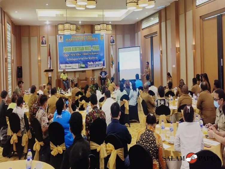 PEMKAB MIMIKA GELAR FORUM KEMITRAAN MULTI STAKEHOLDER, BAHAS PERCEPATAN CAPAIAN SDGS