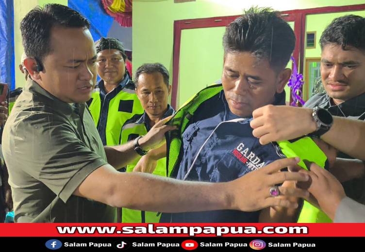 Sinergi Bersama Warga, Polres Mimika Resmikan Pos Peka Garda Merah Putih KKJB SP4