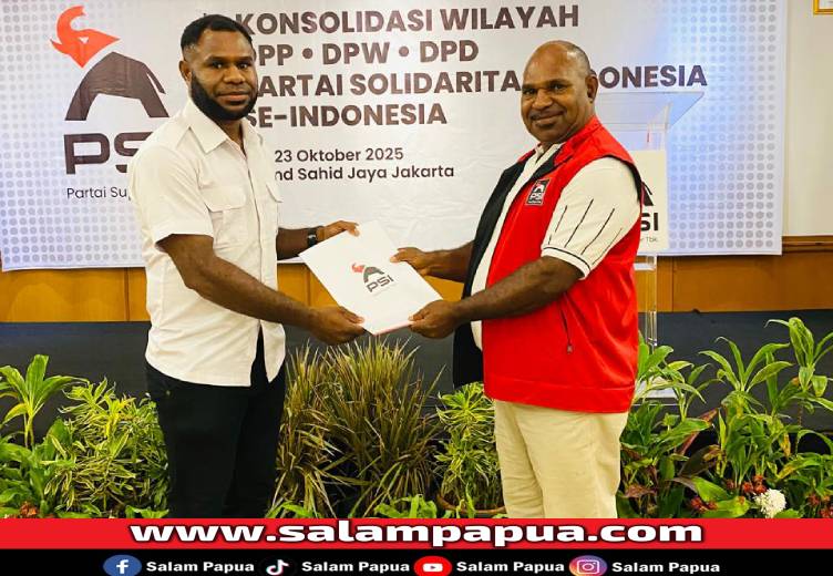 DPP PSI Tunjuk Luter Deba Pimpin PSI Kabupaten Dogiyai
