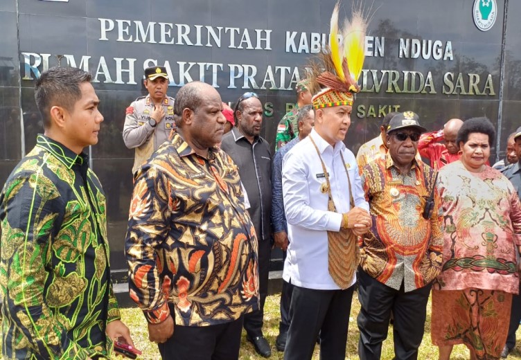 Kunjungi Nduga, Pj Gubernur Papua Pegunungan Velix Wanggai Fokus Pada Pelayanan Kesehatan Dan Pendidikan