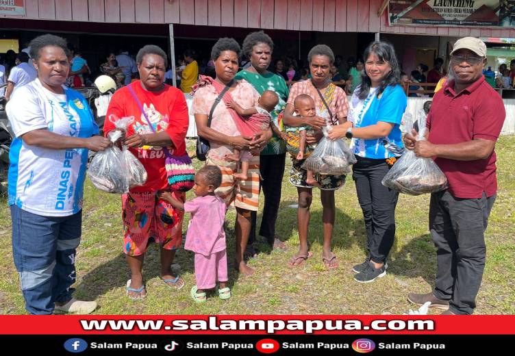 Cegah Stunting Lewat Gizi, Tiga Kampung Dapat Pasokan Ikan Segar