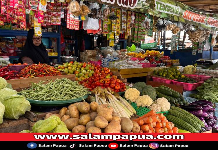 Usai Natal, Harga Komoditas Di Pasar Sentral Timika Masih Tinggi