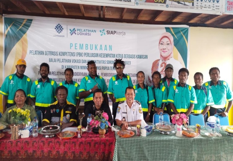 18 Orang Asli Papua Di Kelurahan Inauga Ikut Pelatihan Berbasis Kompetensi