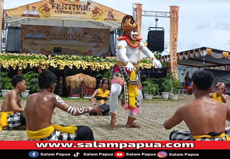 Tari Kecak Meriahkan Festival Budaya Amungme-Kamoro Di Timika