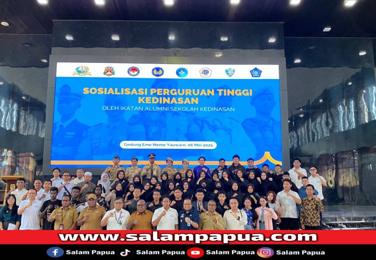 Alumni PTK Gelar Sosialisasi Sekolah Kedinasan Bagi Siswa SMA Di Timika