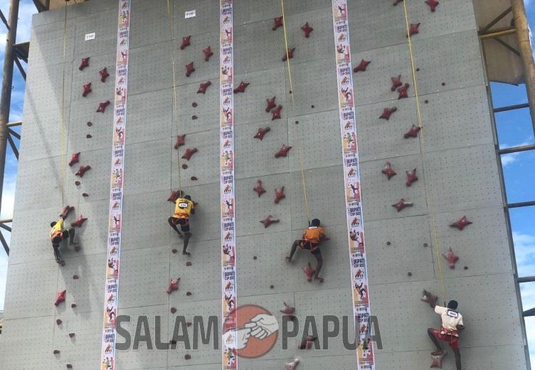 125 Peserta Di Mimika Ikut Kejuaraan Panjat Tebing Piala Bupati Cup 2023