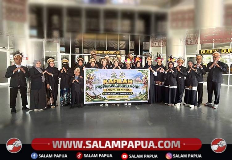 Kafilah Papua Tengah Siap Berlaga Di MTQ Nasional XXXI Semarang