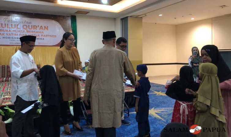 PERINGATI NUZULUL QUR’AN, HOTEL HORISON ULTIMA TIMIKA GELAR TAUSIYAH DAN BUKA PUASA BERSAMA ANAK YATIM