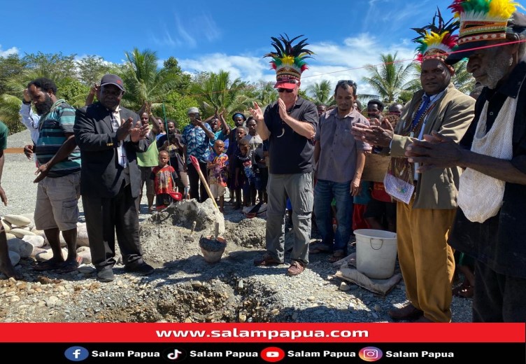 GKII Jemaat Getsemani Mandiri Jaya Gelar Ibadah Peletakan Batu Pertama Pembangunan Gereja