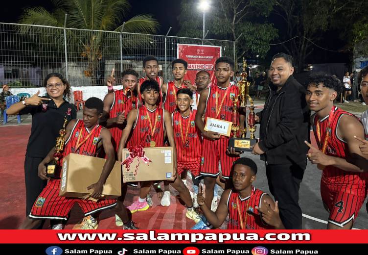Tim Gabungan SMA Di Timika Juarai Turnamen Banteng Cup 2025