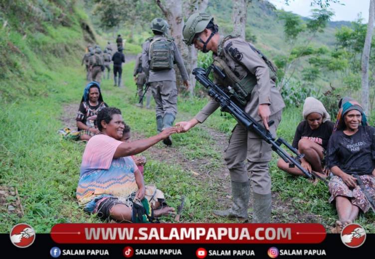 Patroli Intensif Di Ilaga, Satgas Damai Cartenz Pastikan Keamanan