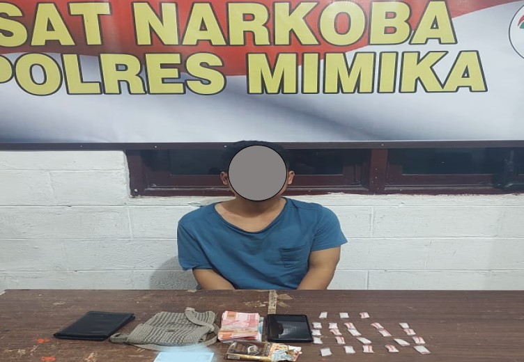 Mustofa Dan Rekannya Diamankan Polisi Karena Diduga Pengedar Narkoba Di Timika