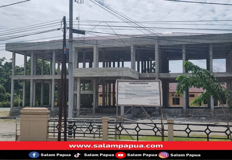 Tuntut Ganti Rugi Miliaran Rupiah, Pembangunan Kantor Distrik Kuala Kencana Dihentikan Pemilik Lahan