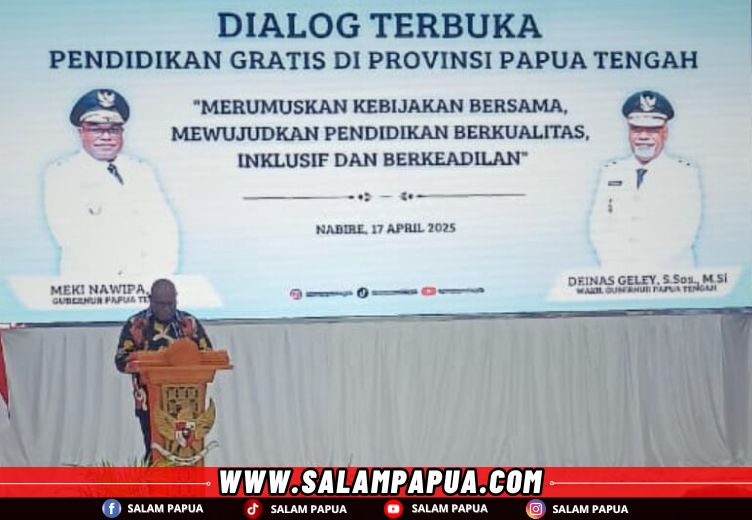 Pemprov Gelar Dialog Terbuka Wujudkan Pendidikan Gratis Di Papua Tengah