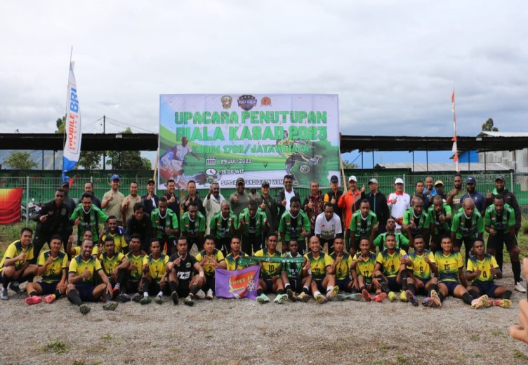 TURNAMEN SEPAKBOLA KSAD CUP 2023 DI JAYAWIJAYA RESMI DITUTUP, INI PESAN DANDIM 1702/JAYAWIJAYA
