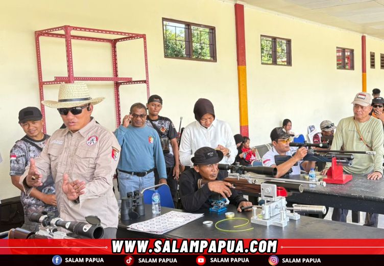 PERBAKIN Mimika Gelar Latihan Menembak Lintas Pengurus