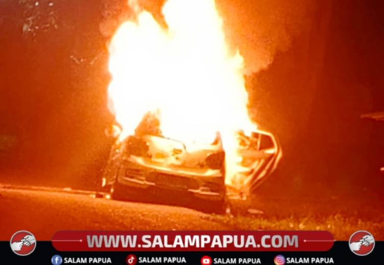 Satu Mobil Dibakar Massa, Polisi Kerahkan Personel Gabungan Ke Kwamki Narama