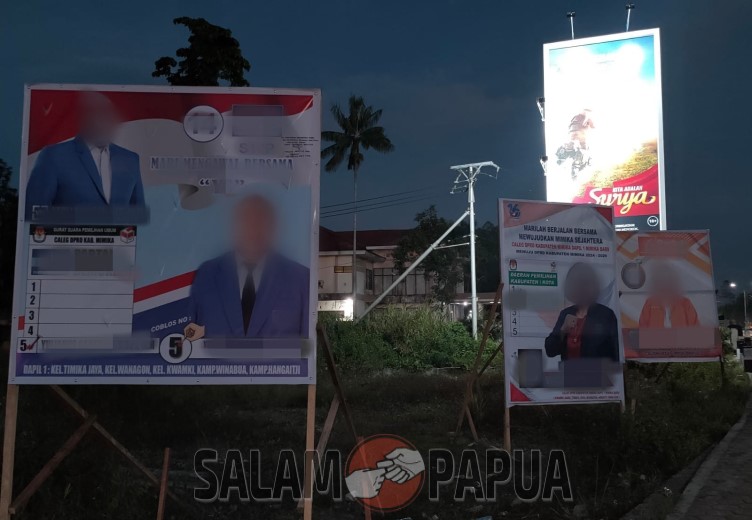 Para Caleg Baru Bertebaran Di Timika, Warga Berharap Agar Wakili Suara Rakyat Bukan Memperkaya Diri