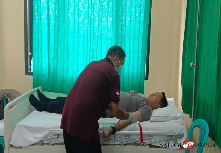 POLRES MIMIKA GELAR DONOR DARAH: ‘SETETES DARAH ADALAH NYAWA BAGI MEREKA’