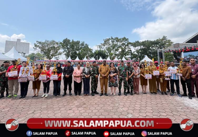 Mimika Meriahkan HUT RI Ke-81 Dengan Hiburan Rakyat, Lomba Inovasi, Dan Launching Langkah Dansa
