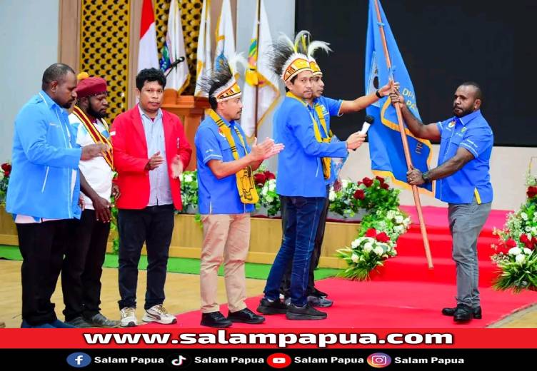 Resmi Terpilih, Yustinus Tebai Janji KNPI Papua Tengah Jadi Wadah Pemuda Bersatu