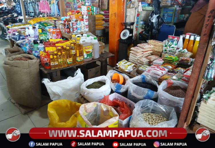 Harga Bahan Pokok Di Pasar Sentral Timika Stabil, Cabe Keriting Dan Buncis Turun