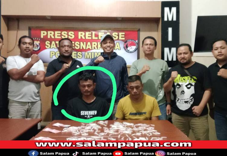 Belum Sebulan Bebas Dari Lapas, Pemuda Di Timika Kembali Ditangkap Karena Narkoba