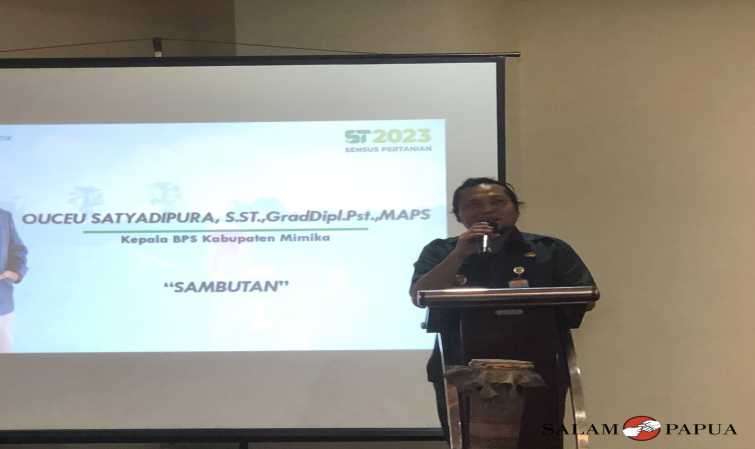 OPTIMALKAN KESEJAHTERAAN PETANI, BPS MIMIKA AKAN LAKUKAN SENSUS PERTANIAN 2023