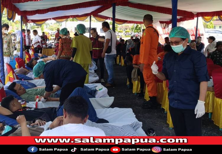 FKDM Mimika Berhasil Kumpulkan 300 Kantong Darah