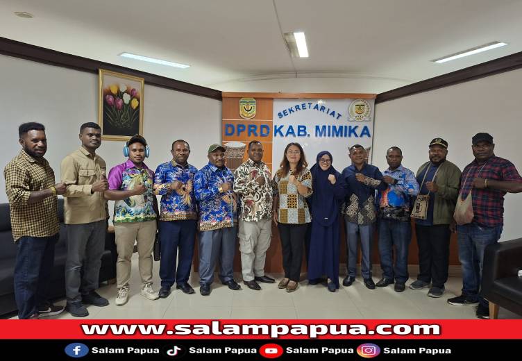 DPRK Pegunungan Bintang Kunjungi DPRK Mimika, Bahas Hak Dan Kewajiban Anggota Dewan