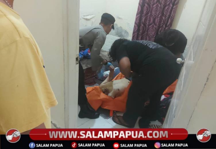 Diduga Dibunuh, Pria Ditemukan Tewas Terluka Parah Dalam Kost Di Jalan Kelimutu Timika
