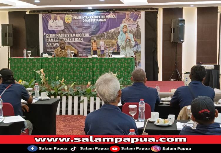 Pembudidaya Ikan Air Tawar Di Timika Diperkenalkan Teknologi Bioflok