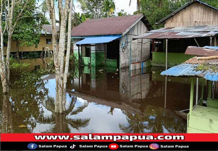 Puluhan Rumah Warga Hiripau Terendam Banjir, Warga Langsung Palang Jalan