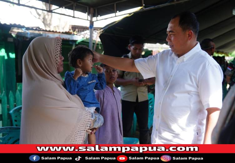 Pangdam XVII/Cenderawasih Kunjungi Anak-anak Serka Seger Mulyana Yang Gugur Ditembak KKB Di Yahukimo