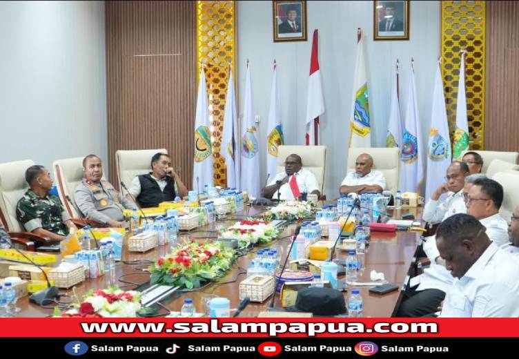 Gubernur Papua Tengah Ikuti Pengumuman Swasembada Pangan Nasional