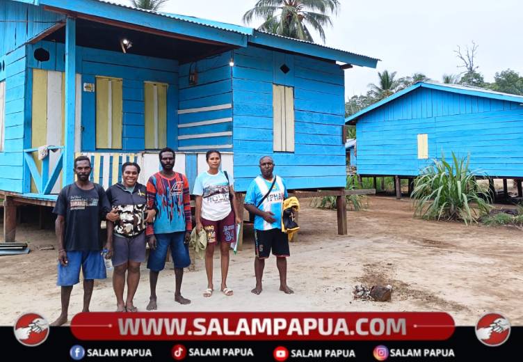 Konsisten Jalankan Program YPMAK, Pokja Kampung Akar Bangun 4 Rumah Warga Dan Bantu Lonceng Gereja