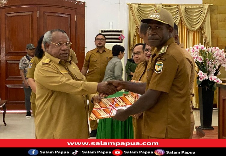 Penyerahan DPA 2024, Bupati Mimika Berharap Pekerjaan Tidak Menumpuk Di Akhir Tahun