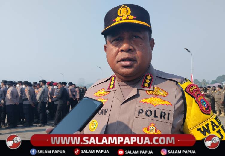 Polda Papua Tengah Kerahkan 350 Personel Tangani Karhutla Di Dua Sejumlah Titik Rawan Di Nabire