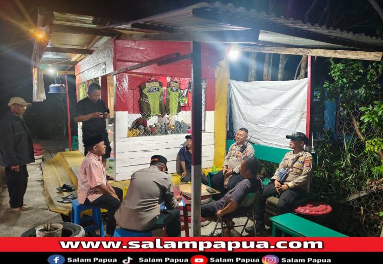 Tekan Angka Kriminalitas, Polsek Mimika Baru Perkuat Komunikasi Dan Aktifkan Pos Peka