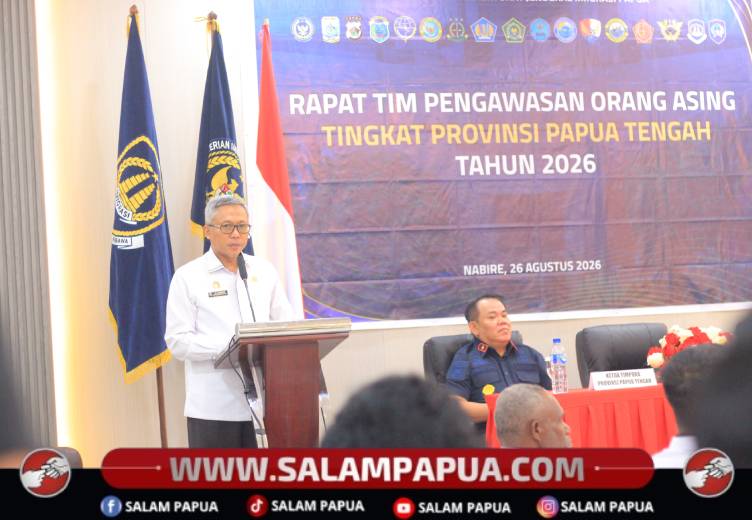 Gubernur Nawipa: Pengawasan Keberadaan Orang Asing Di Papua Tengah Harus Diperkuat