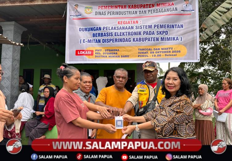 Disperindag Mimika Terapkan E-Mitan, Warga Gunakan Barcode Untuk Minyak Tanah Subsidi
